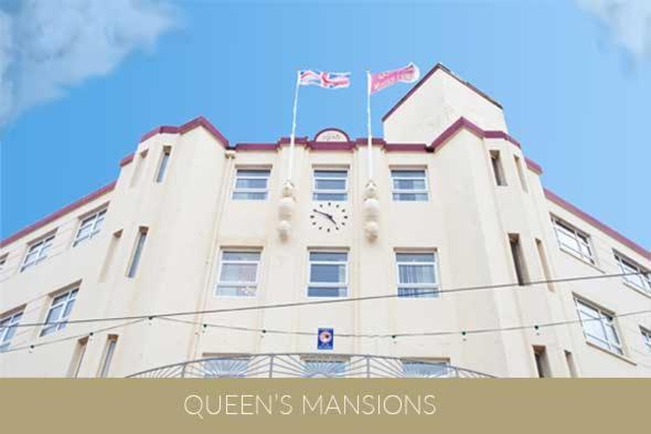 Queens Mansions: Ocean View Apartment ブラックプール エクステリア 写真